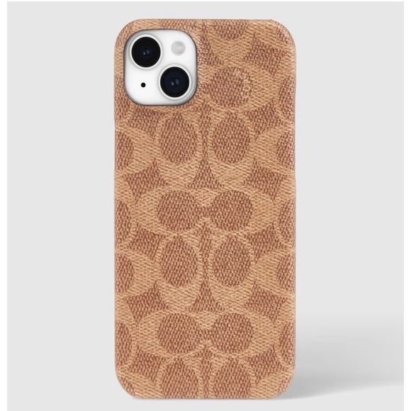 Coach Tan Patterned Phone Case - Picture 6 of 9